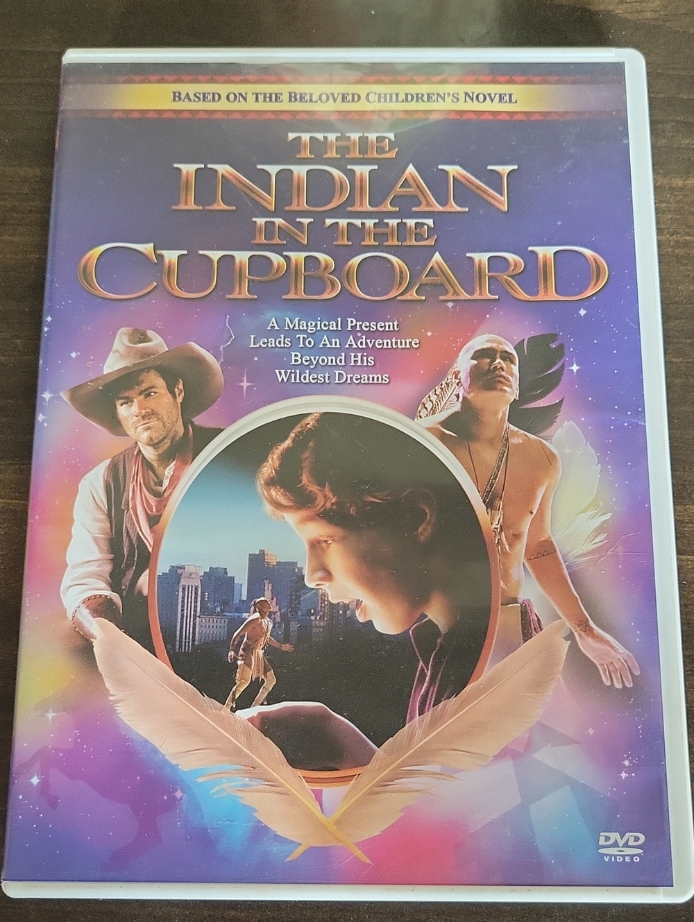 The Indian in the Cupboard DVD- Purple and Gold Artwork